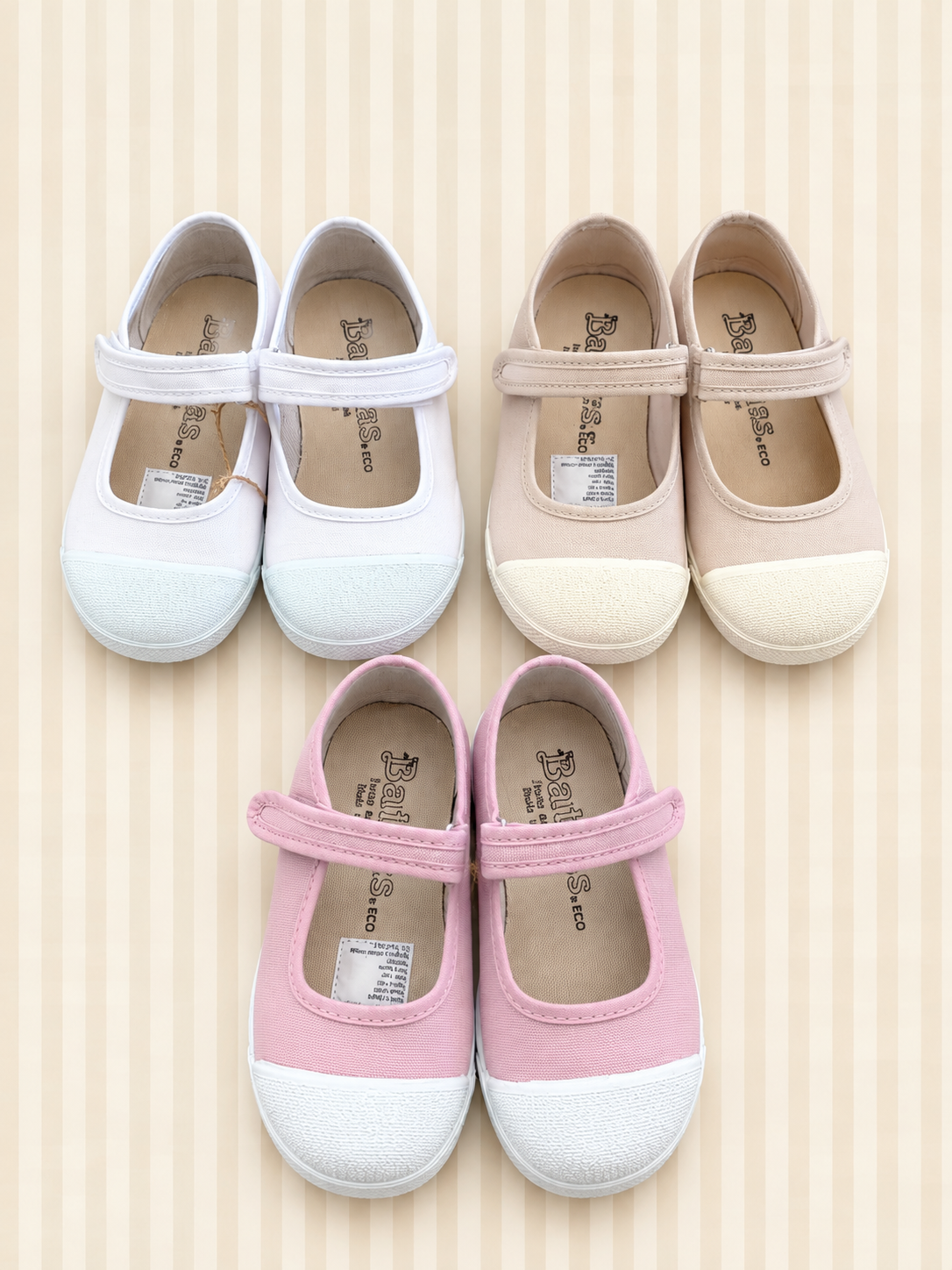 Merceditas Lona con velcro