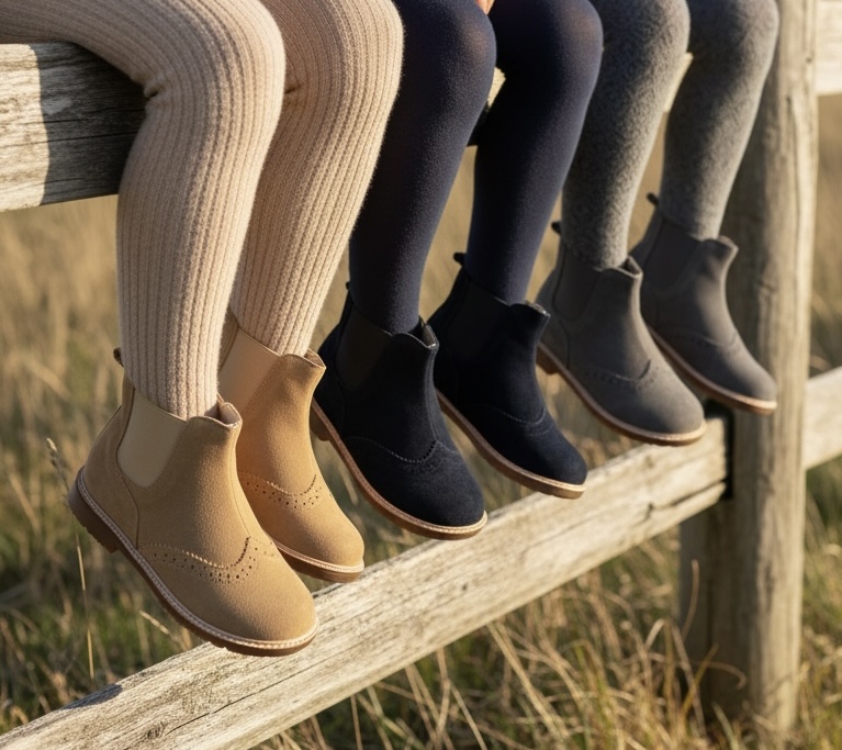 Botines de Gamuza Elástico