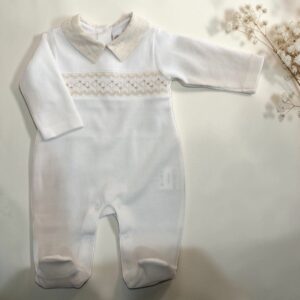 Enterito Nido de Abeja Beige