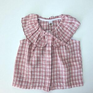 Blusa Cuadrillé Rosada