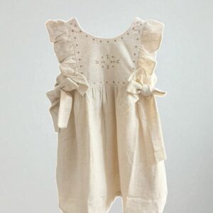 Vestido Lino Bordado