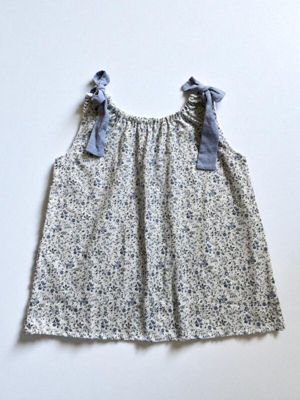Blusa Floreada Lazos