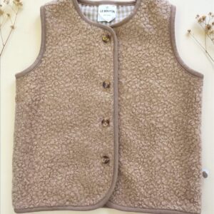 Chaqueta Corderito sin Mangas