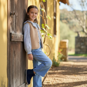Chaqueta Corderito sin Mangas
