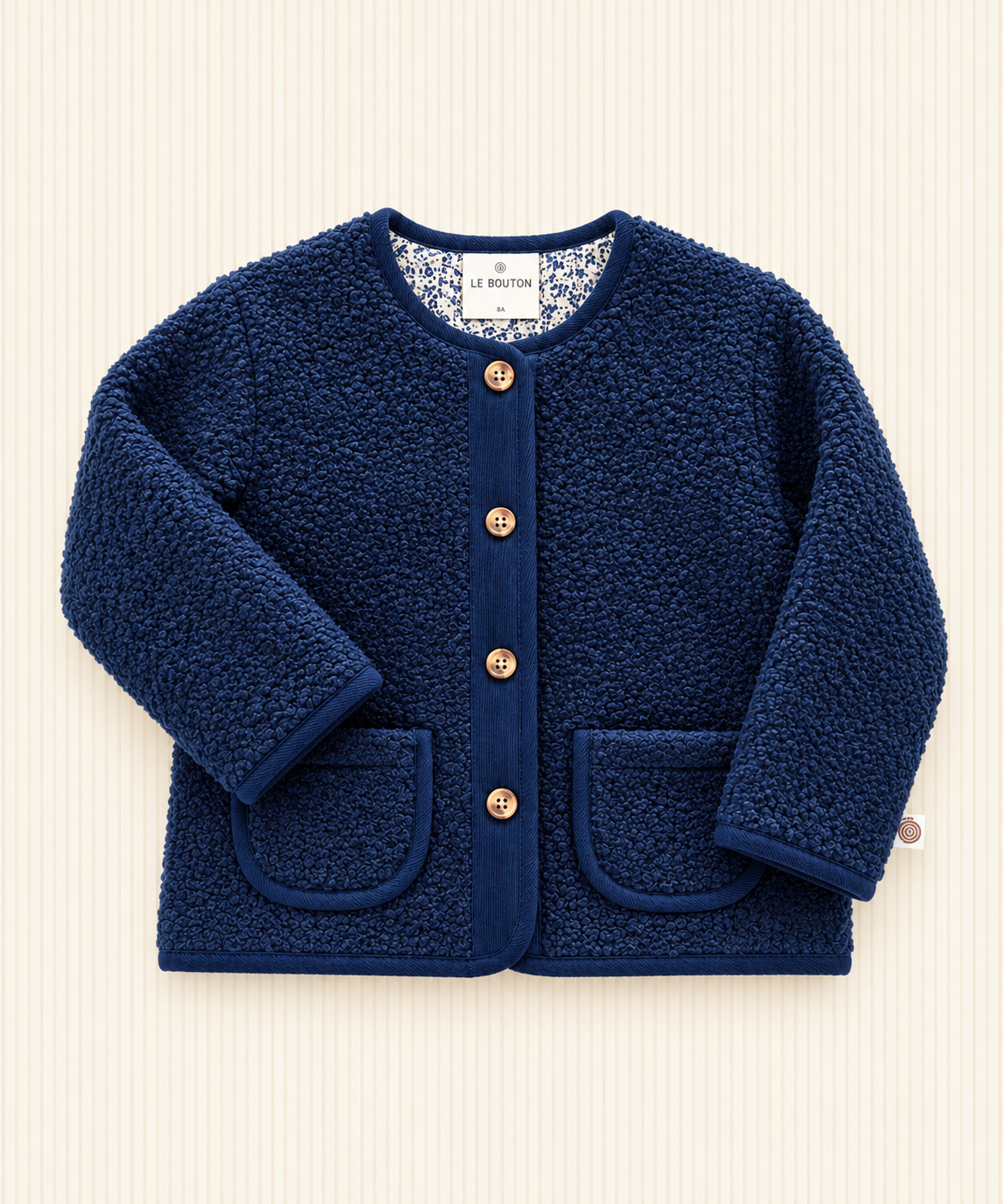 Chaqueta Corderito Azul