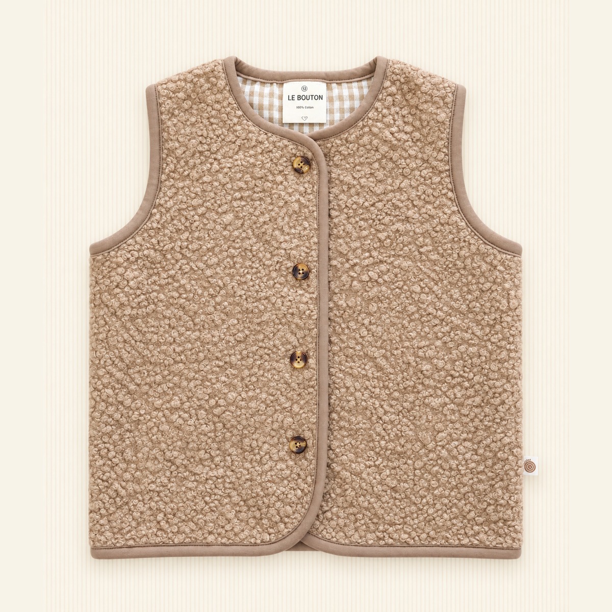 Chaqueta Corderito sin Mangas